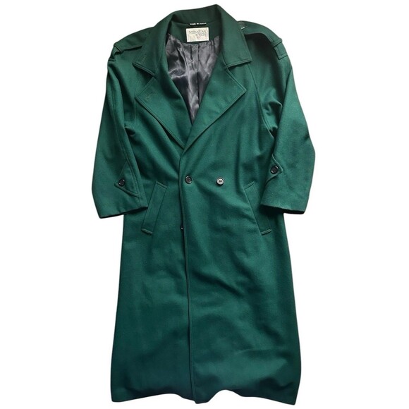 International Scene Vintage Green Overcoat Made in Russia Size 9/10 Women